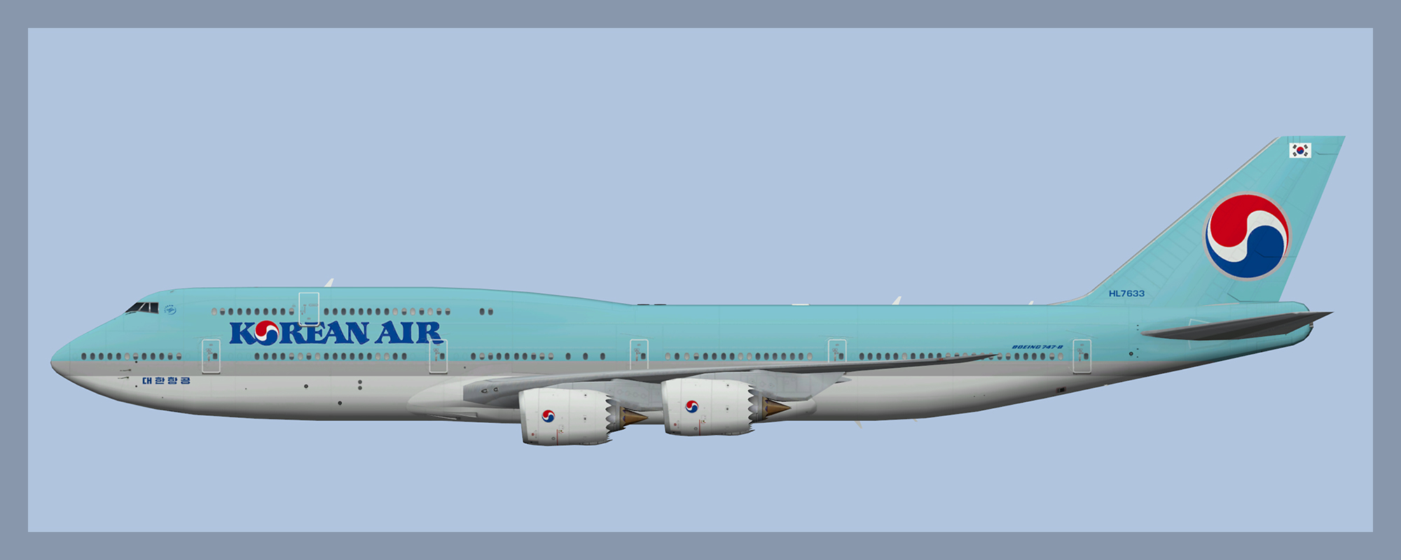 Korean Air Boeing 747-8 Fleet – ATCO Repaints
