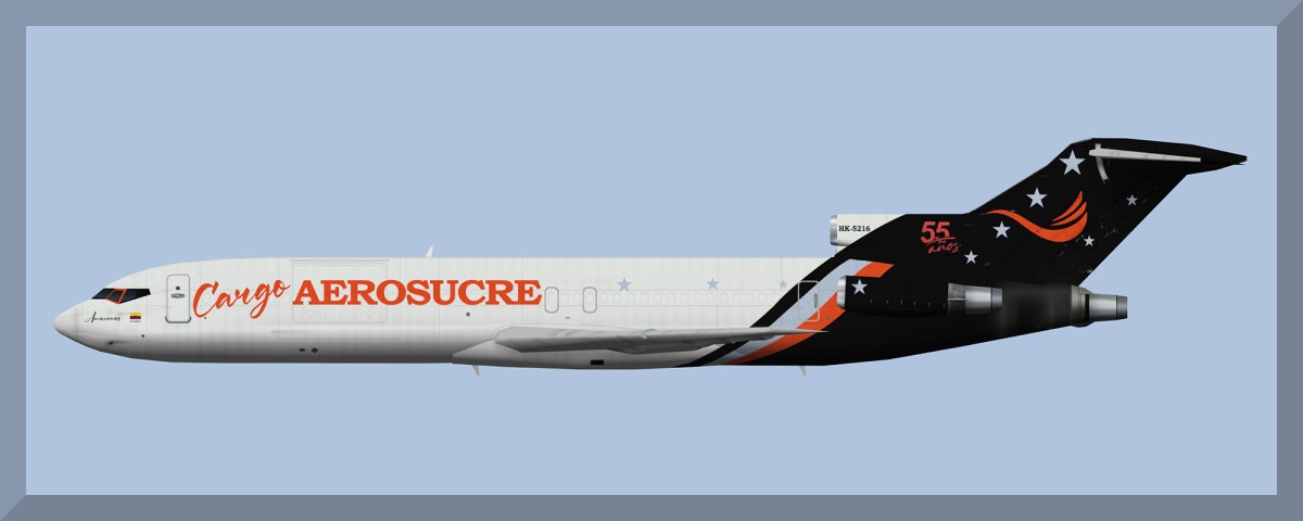 Aerosucre Boeing 727-200 Fleet – ATCO Repaints